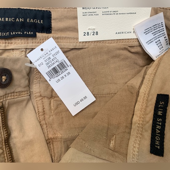 American Eagle Men’s Slim/Straight Khakis - NWT 28/28 - Picture 5 of 11